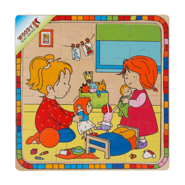 16 Parça Ahşap Puzzle 