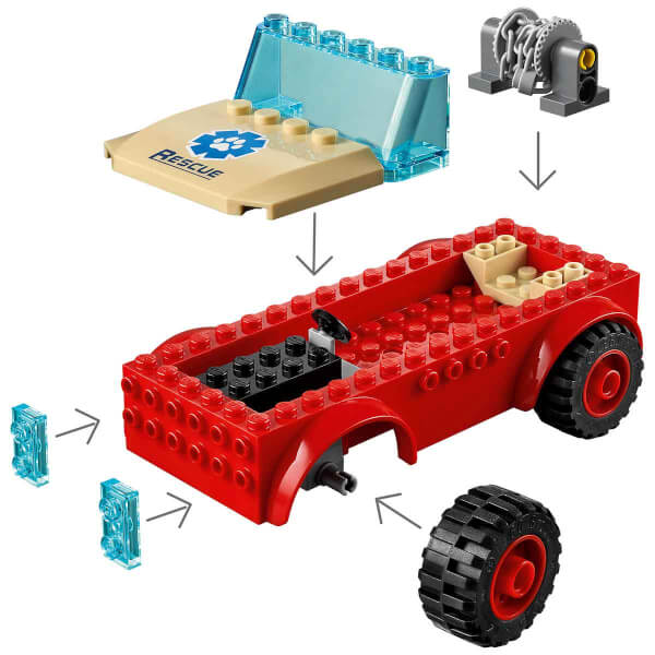 LEGO City Wildlife Vahşi Hayvan Kurtarma Jipi 60301