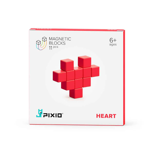 Pixio Red Heart İnteraktif Mıknatıslı Manyetik Blok