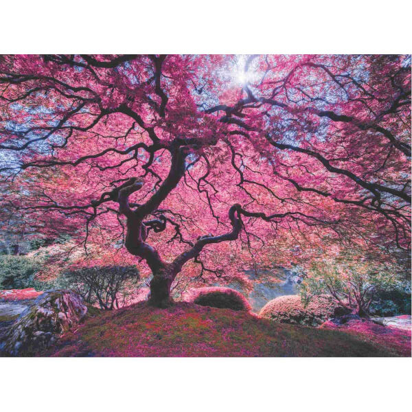 1000 Parça Puzzle : Pink Tree