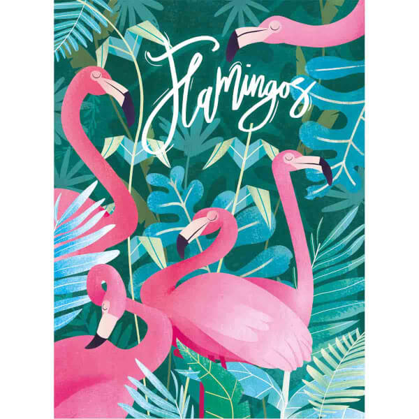 500 Parça Puzzle : Fantastic Animals Flamingos