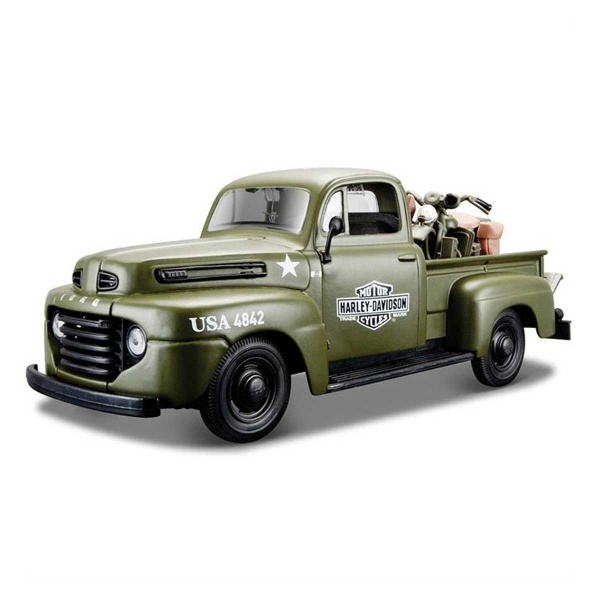 1:24 Maisto Ford F-1 Pickup Harley Davidson Model Araba