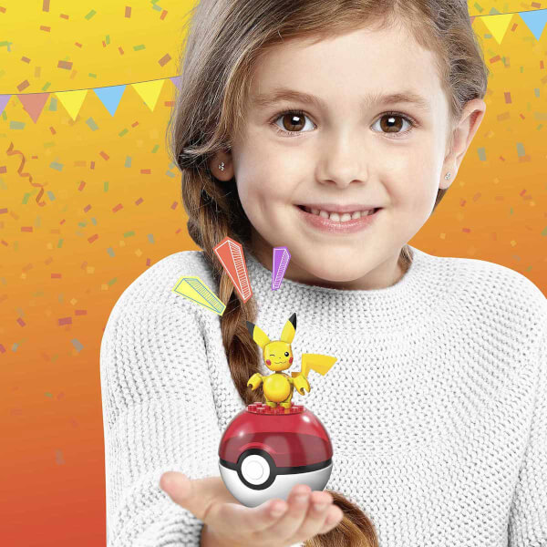 MEGA Pokemon Poke Ball Pikachu GVK60