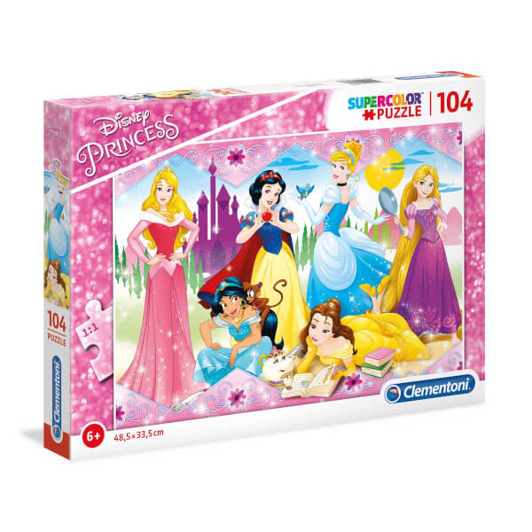 104 Parça Puzzle : Disney Prensesler