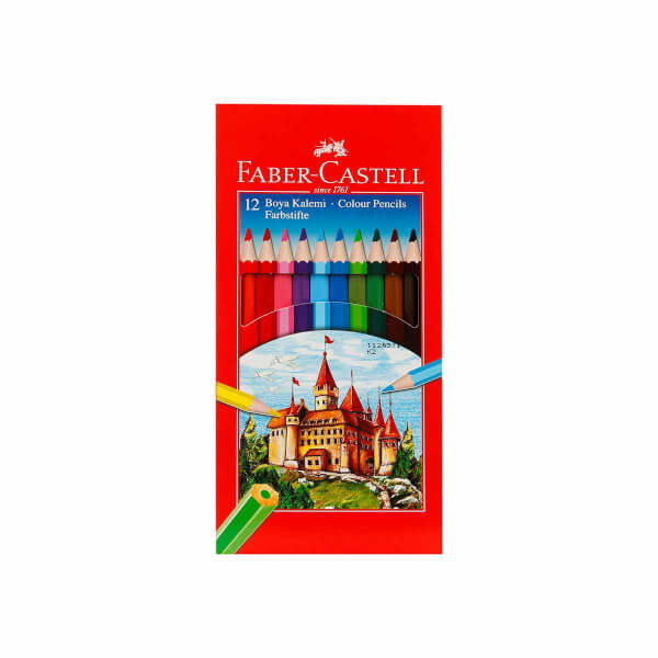 Faber Castell Kuru Boya Kalemi 12 Renk