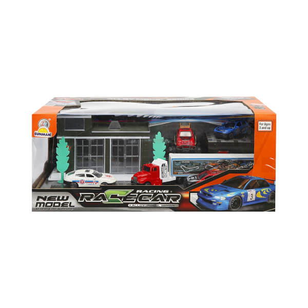 Maxx Wheels 5 Araçlı Garaj Seti