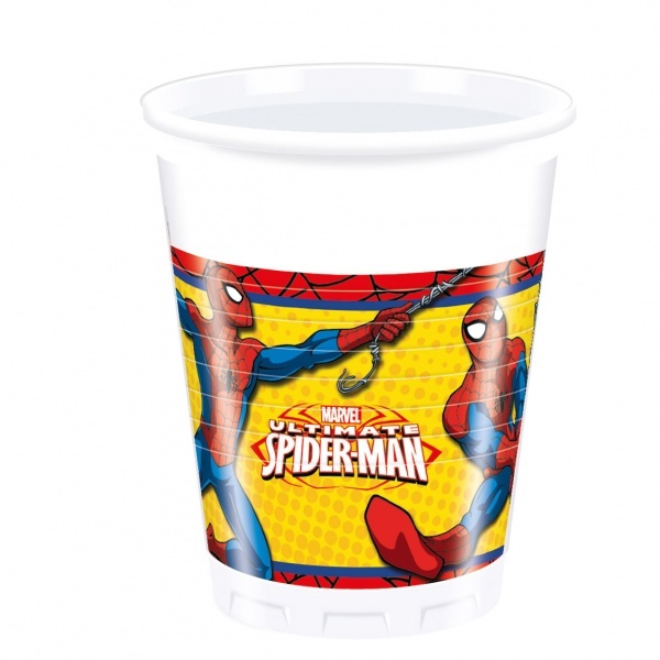 Spiderman 8'li Plastik Bardak