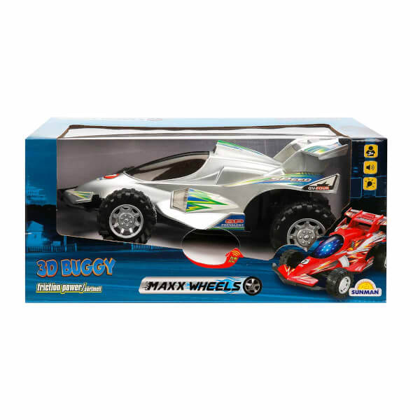 Sesli ve Işıklı 3D Buggy Sürtmeli Araba