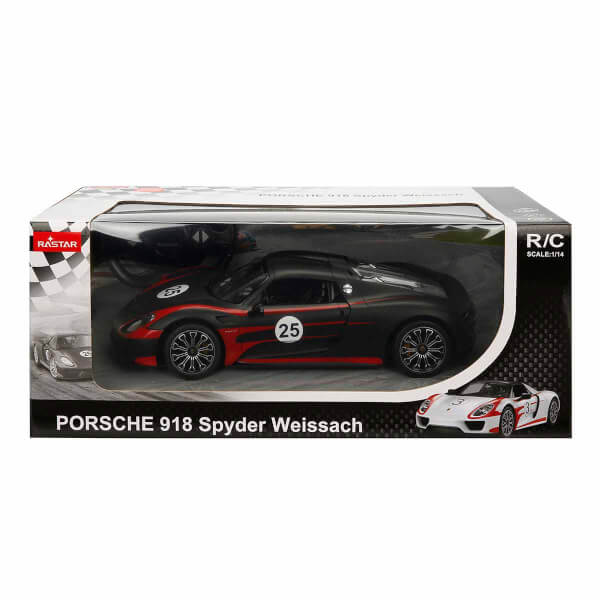 1:14 Uzaktan Kumandalı Porsche 918 Spyder Weissach Işıklı Araba 32 cm.