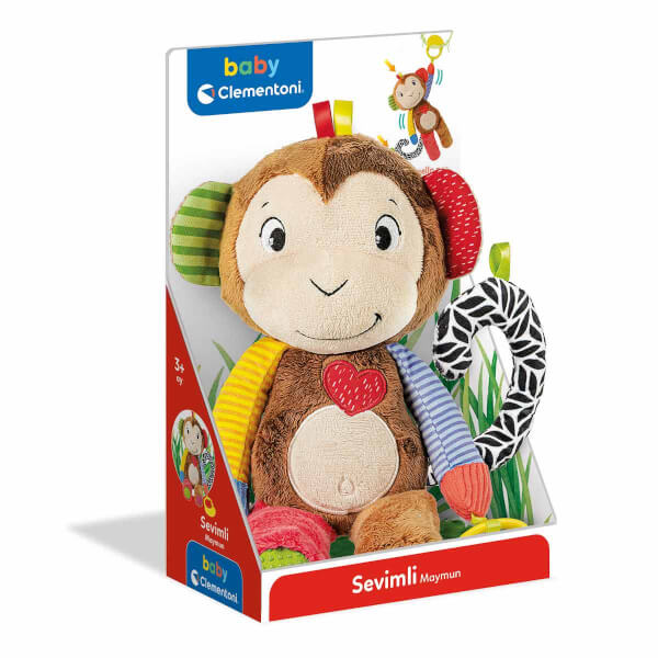 Baby Clementoni Puset Oyuncağı Sevimli Maymun 