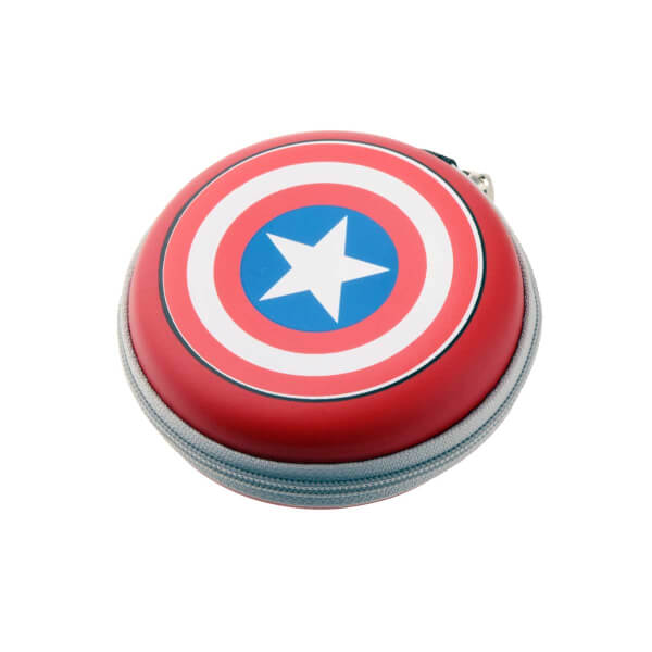 Marvel Avengers Captain America Kulak İçi Kulaklık Çantalı