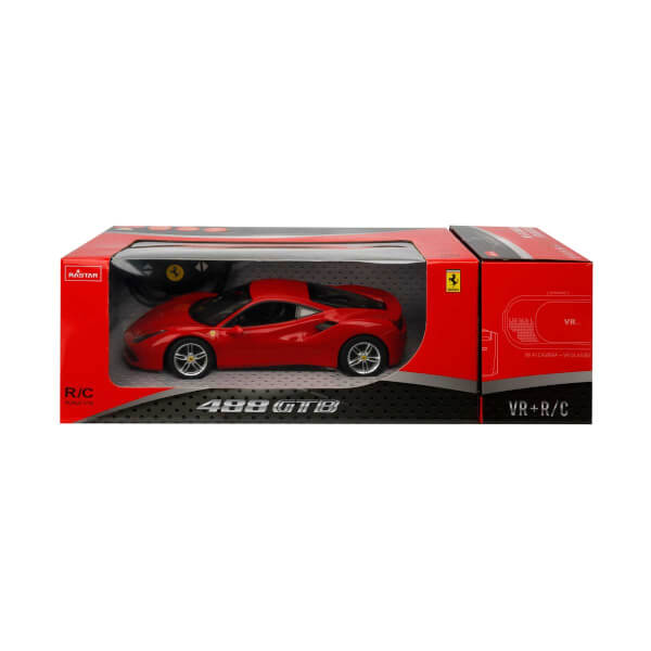 1:14 Ferrari 488 GTB VR Gözlüklü Ve Kameralı Uzaktan Kumandalı Araba