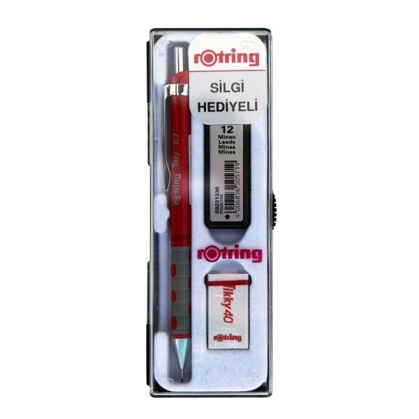 Rotring Tikky Versatil Okul Seti 0.7 Kırmızı