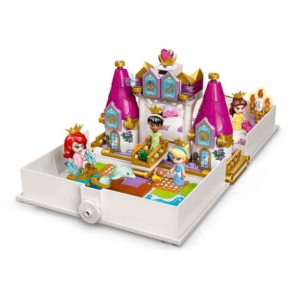 LEGO Disney Princess Ariel, Belle, Sindirella ve Tiana'nın Hikaye Kitabı Macerası 43193