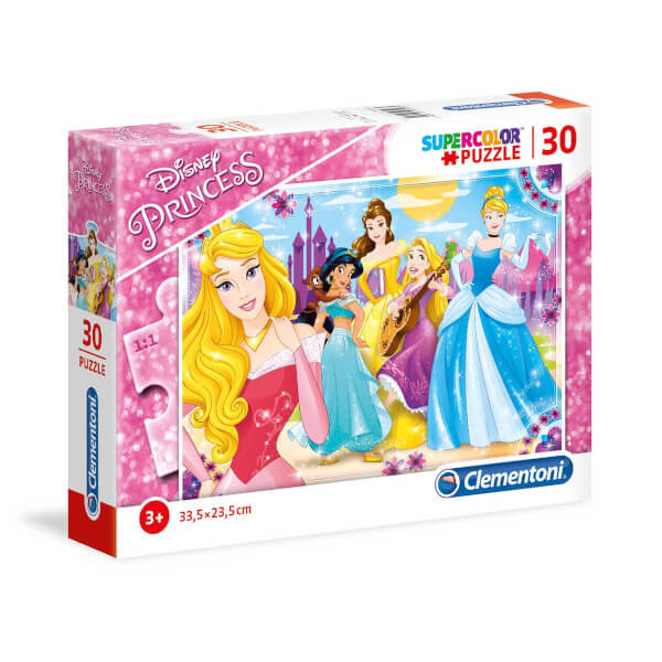 30 Parça Puzzle : Disney Princess