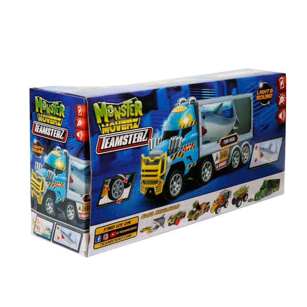 Teamsterz Monster Moverz Sesli ve Işıklı Köpek Balığı Kurtarma Kamyonu 40 cm.