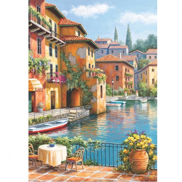 260 Parça Puzzle : Kanaldaki Kahve 