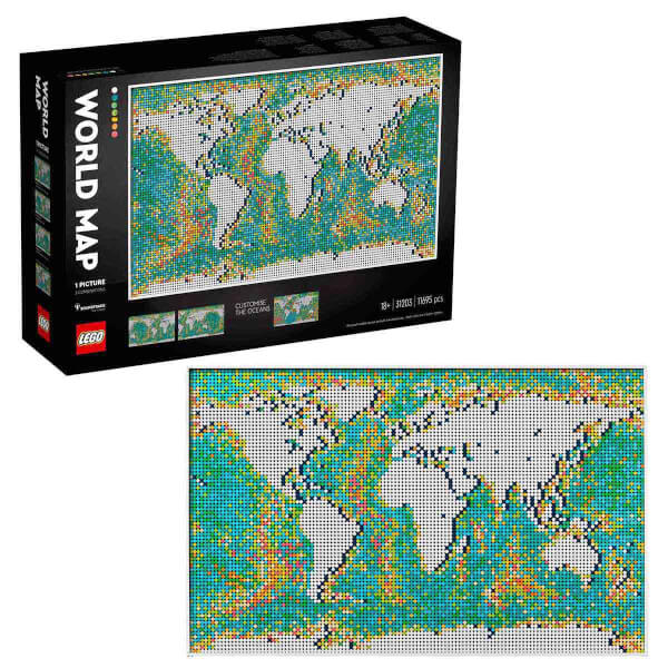 LEGO Architecture Dünya Haritası 31203  