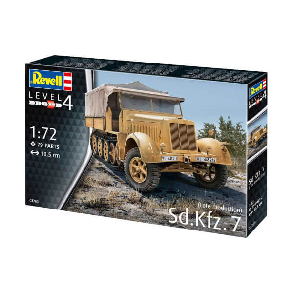 Revell 1:72 Sd Kfz 7 Late Production Araba 3263