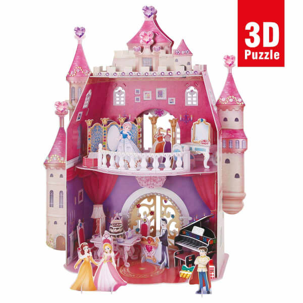 95 Parça 3D Puzzle: Prenses Doğum Günü Şatosu 