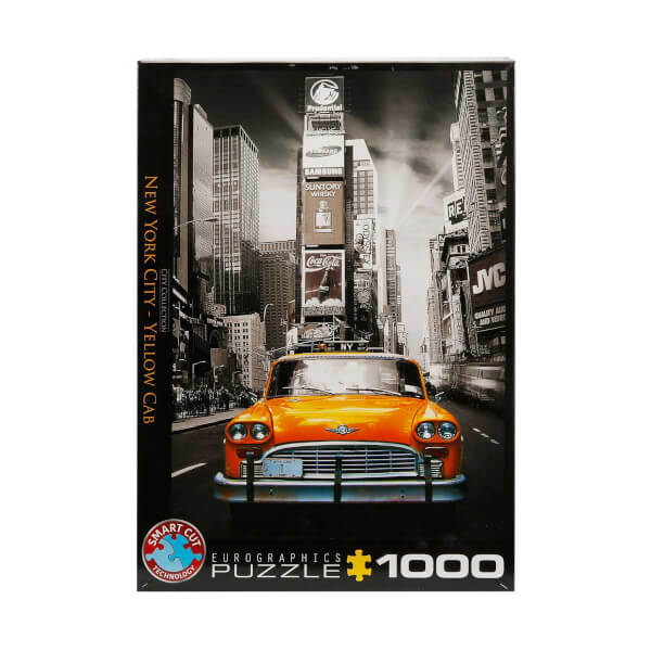 1000 Parça Puzzle : New York City Yellow Cab
