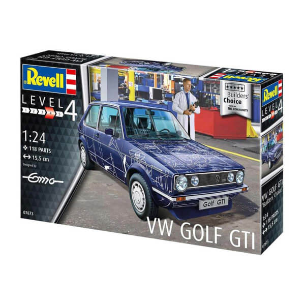 Revell 1:24 VW Golf Gti Builders Choice VBA67673