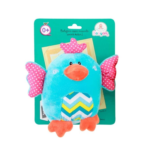 Babycim Oturan Çıngıraklı Peluş Civciv