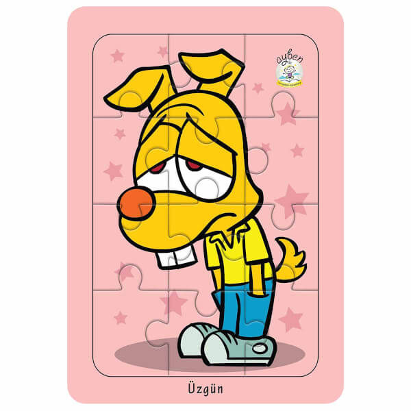 12 Parça Puzzle: Duygunu Yap - Üzgün