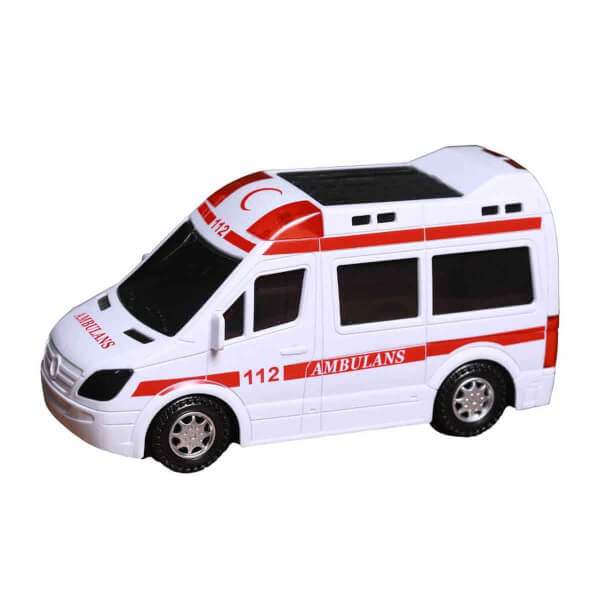 Işıklı ve Sesli Ambulans 21 cm.