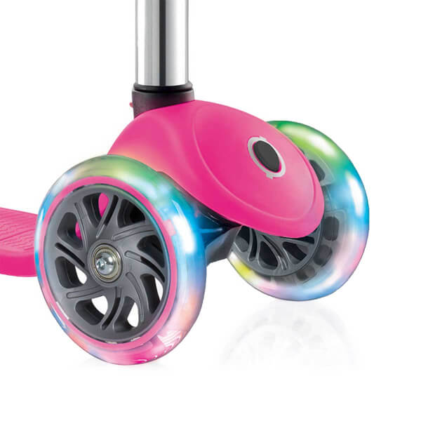 Primo Plus Işıklı 3 Tekerlekli Pembe Scooter 