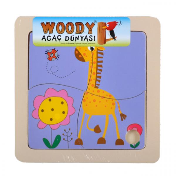 Ahşap Puzzle Orman Hayvanları