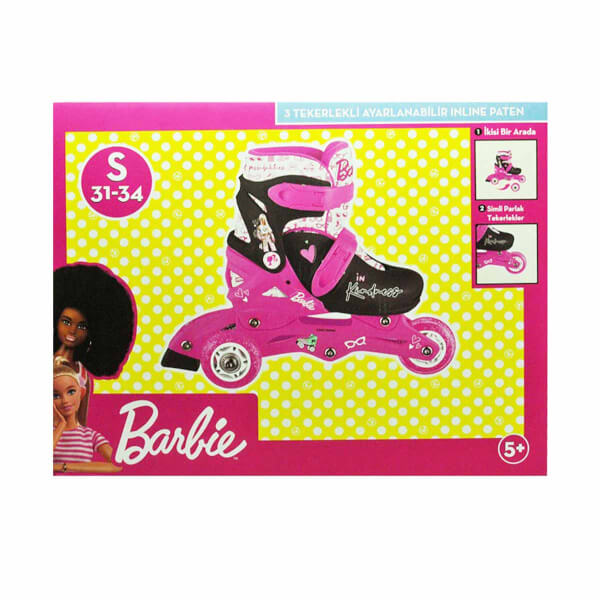 Barbie Inline 3 Tekerlekli Paten 