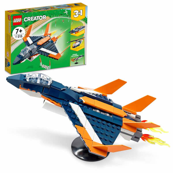 LEGO Creator 3’ü 1 Arada Süpersonik Jet 31126