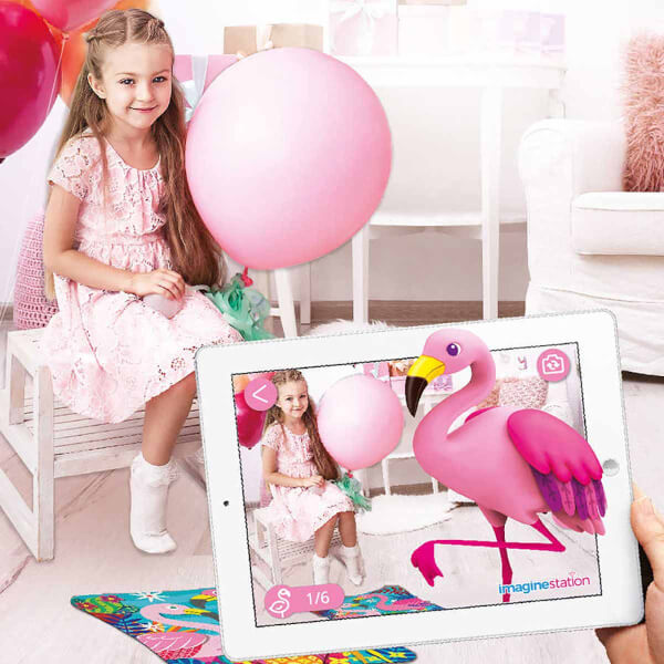 AR Floor Puzzles Flamingo Arttırılmış Gerçeklik Puzzle
