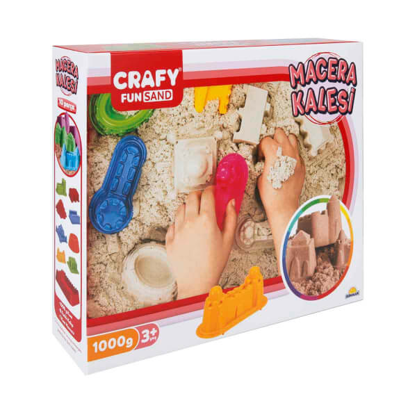 Crafy Macera Kalesi Oyun Kumu Seti 10 Parça 1000 g