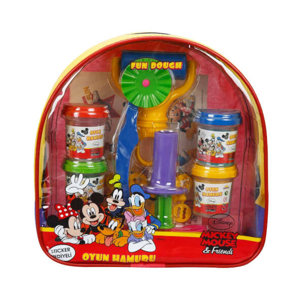 Fun Dough Mickey Mouse Sırt Çantalı Oyun Hamuru Seti