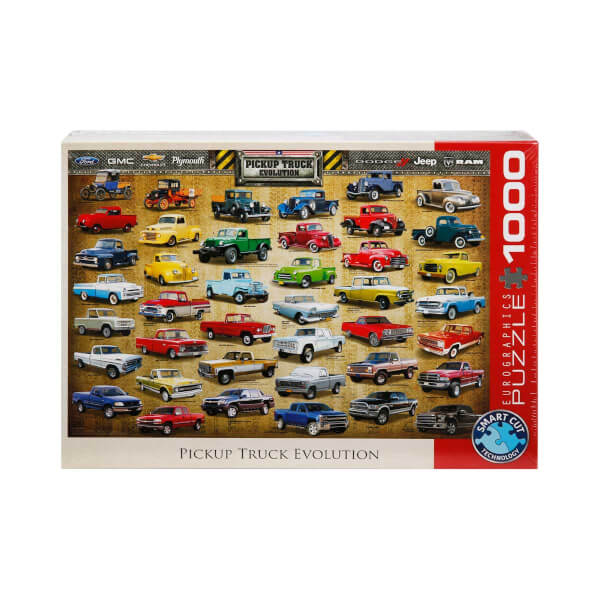1000 Parça Puzzle : Pickup Truck Evolution