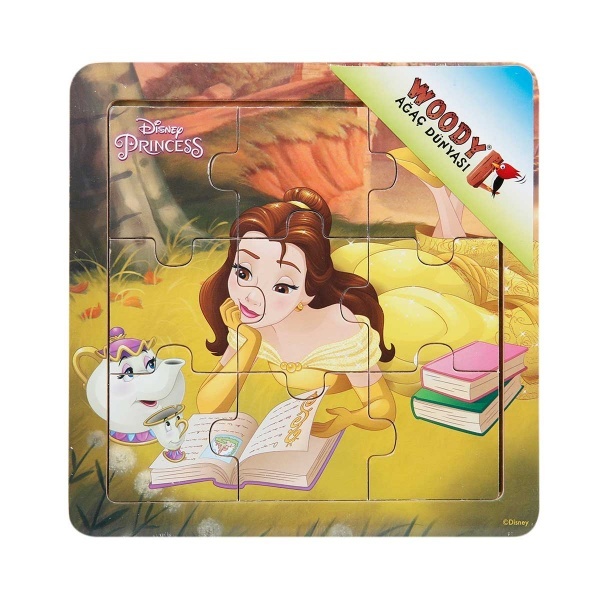 Disney Princess ve Arkadaşları Ahşap Puzzle 9 Parça