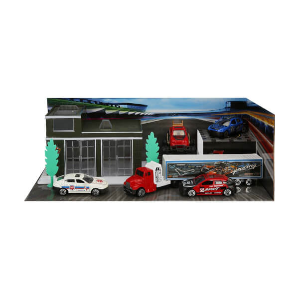 Maxx Wheels 5 Araçlı Garaj Seti
