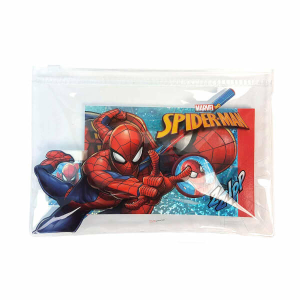 Spiderman Kırtasiye Set Pvc Çanta
