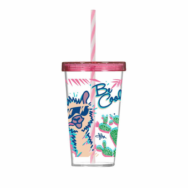 Be Cool Desenli Pipetli Bardak 660 ml.