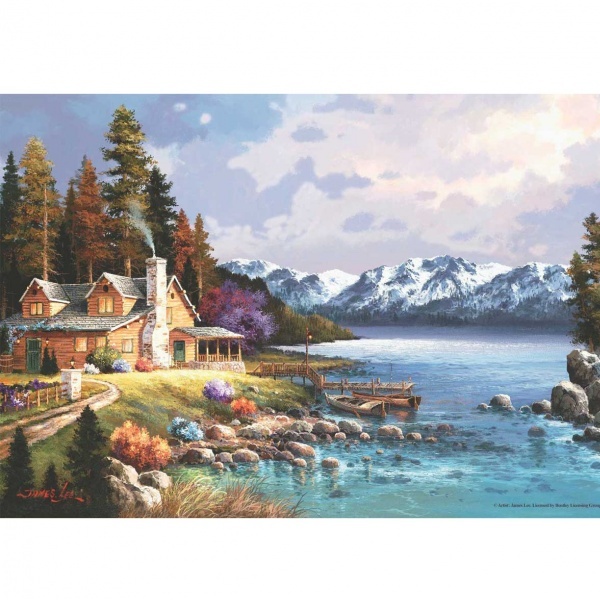 500 Parça Puzzle : Dağ Evi 