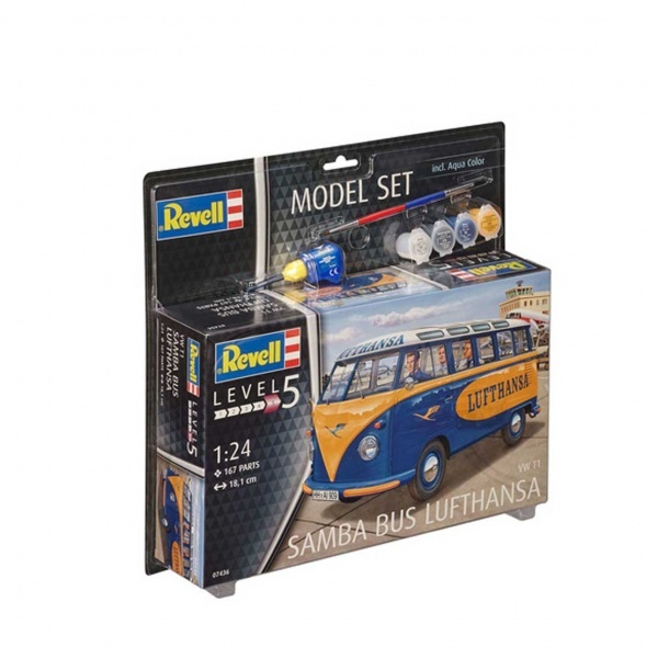 Revell 1:24 VW T1 Samba  Model Set Otobüs 67436