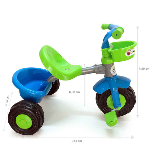 Boni Bike 3 Tekerlekli Yeşil Bisiklet 93390
