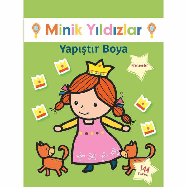 Minik Yıldızlar Prensesler Yapıştır Boya