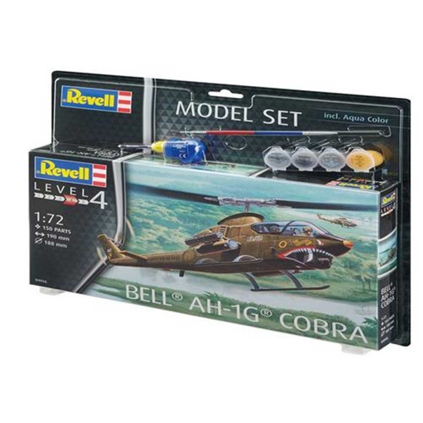 Revell 1:72 Bell AH-1G Cobra Model Set Helikopter 64956