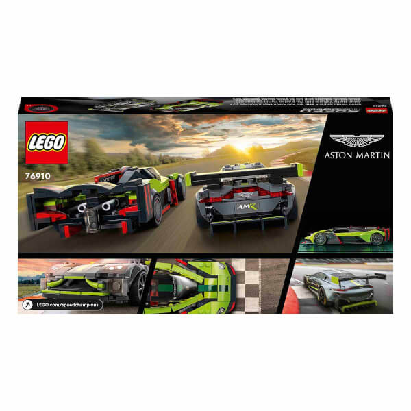 LEGO Speed Champions Aston Martin Valkyrie AMR Pro ve Aston Martin Vantage GT3 76910
