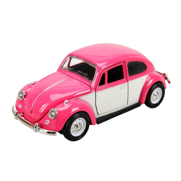 Sesli ve Işıklı Çek-Bırak Beetle Araba 12 cm.