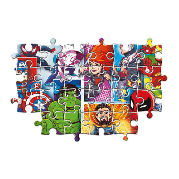 24 Parça Maxi Puzzle : Marvel Super Hero Adventures