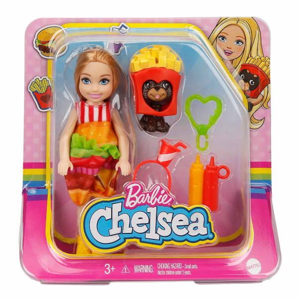 Barbie Kostümlü Chelsea ve Hayvancığı Oyun Setleri GHV69